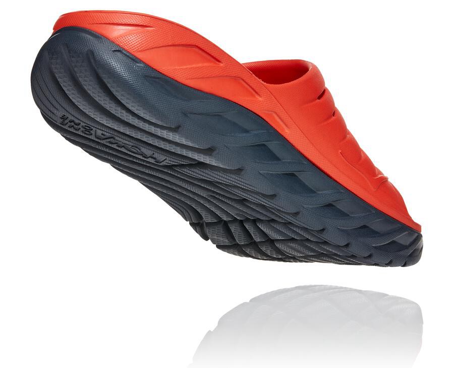 Sandalias Hoka One One Hombre Rojos - Ora Recovery - WRQO23096